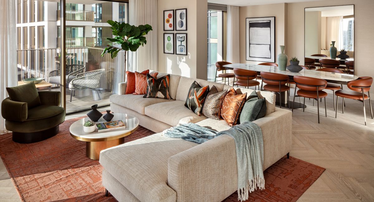 SIX COLLECTIVE PRIVATE RESIDENCE BATTERSEA LIVING AREA